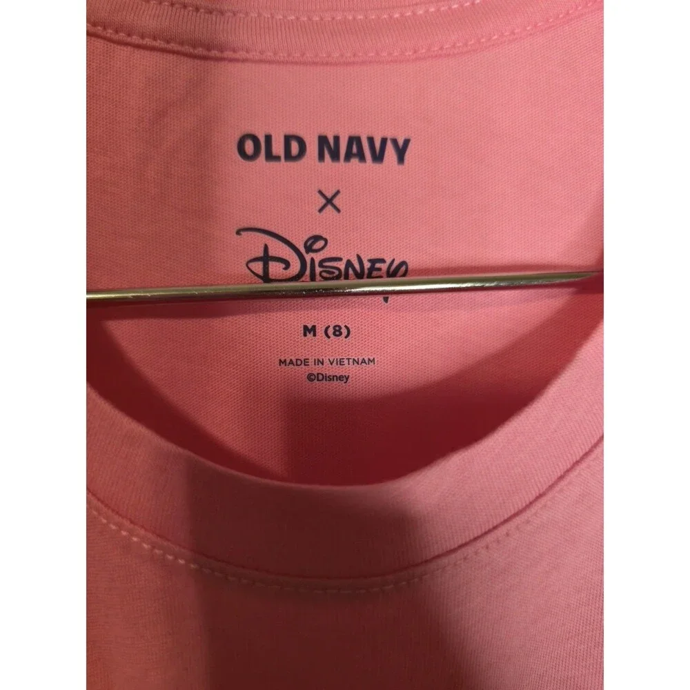 Old Navy Disney Girls Minnie y Daisy Graphic Short Sleeve T-Shirt pink M (8) .